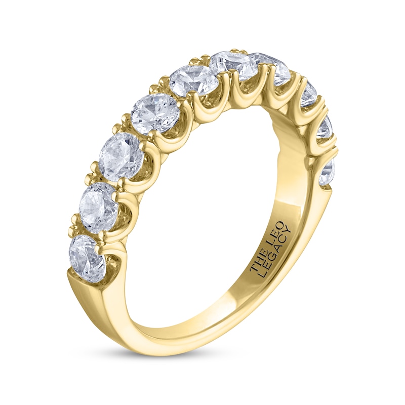 Main Image 2 of THE LEO Legacy Lab-Grown Diamond Anniversary Ring 1-1/2 ct tw 14K Yellow Gold