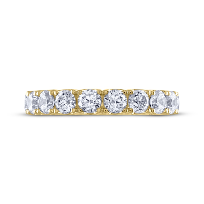 Main Image 3 of THE LEO Legacy Lab-Grown Diamond Anniversary Ring 1-1/2 ct tw 14K Yellow Gold