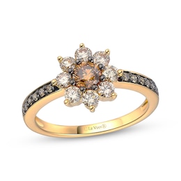 Le Vian Sunflower Ring 1 ct tw Diamonds 14K Honey Gold