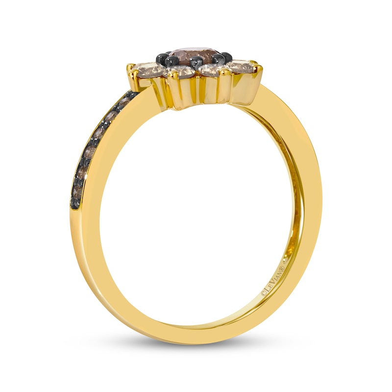 Le Vian Sunflower Ring 1 ct tw Diamonds 14K Honey Gold