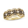 Thumbnail Image 0 of Le Vian Chocolate Waterfall Diamond Ring 1 ct tw 14K Honey Gold