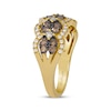 Thumbnail Image 1 of Le Vian Chocolate Waterfall Diamond Ring 1 ct tw 14K Honey Gold