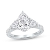 Thumbnail Image 0 of Lab-Grown Diamonds by KAY Pear-Shaped Engagement Ring 3 ct tw 14K White Gold