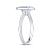 Thumbnail Image 1 of Lab-Grown Diamonds by KAY Pear-Shaped Bezel-Set Engagement Ring 2-1/5 ct tw 14K White Gold