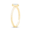 Thumbnail Image 1 of Marquise-Cut Diamond Solitaire Rope Shank Engagement Ring 1/5 ct tw 14K Yellow Gold (I/I1)