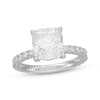 Thumbnail Image 1 of Neil Lane Artistry Cushion-Cut Lab-Grown Diamond Engagement Ring 4-5/8 ct tw 14K White Gold