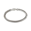 Thumbnail Image 2 of Solid Diamond-Cut Curb Cuban Chain Necklace & Bracelet Set 5.3mm Sterling Silver