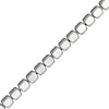 Thumbnail Image 3 of Diamond-Cut Solid Cube Bead Chain Necklace 2.5mm Sterling Silver 18&quot;