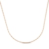 Thumbnail Image 1 of Solid Twist Box Chain 1.1mm 14K Rose Gold 18&quot;