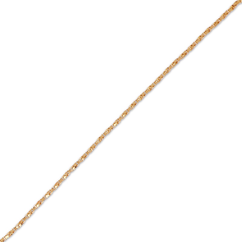 Main Image 2 of Solid Twist Box Chain 1.1mm 14K Rose Gold 18&quot;