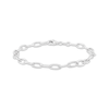 Thumbnail Image 0 of Charmed Memories Solid Paperclip Chain Bracelet 4.3mm Sterling Silver 7.5"