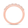 Thumbnail Image 3 of Diamond Multi-Row Anniversary Ring 1/2 ct tw 10K Rose Gold