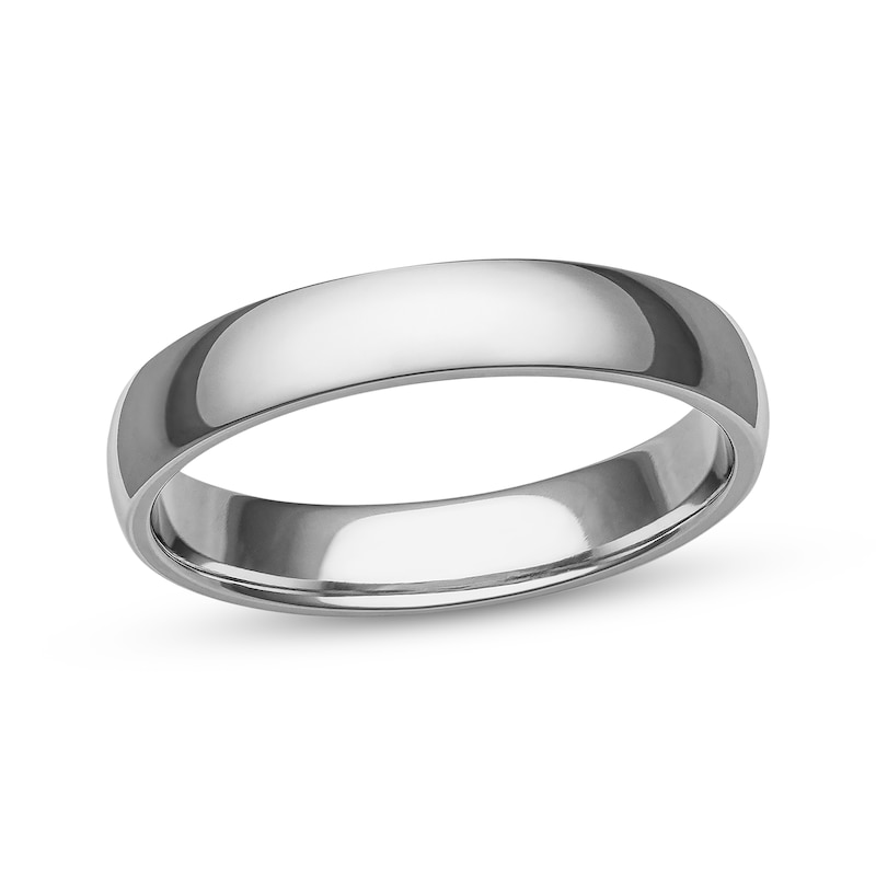 Main Image 1 of Now + Forever Wedding Band Platinum 4mm