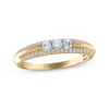 Thumbnail Image 1 of Diamond Three-Stone Anniversary Ring 1/3 ct tw 14K Yellow Gold