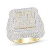 Thumbnail Image 0 of Men's Diamond Greek Key Ring 3-1/4 ct tw 10K Yellow Gold