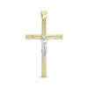 Thumbnail Image 1 of Square Crucifix Charm 10K Two-Tone Gold