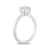 Thumbnail Image 2 of Now + Forever Lab-Grown Diamonds Oval-Cut Solitaire Engagement Ring 3/4 ct tw 14K White Gold (F/SI2)