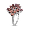 Thumbnail Image 1 of Marquise, Pear & Round-Cut Garnet Fashion Ring Sterling Silver