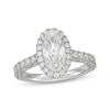 Thumbnail Image 0 of Neil Lane Artistry Heritage Oval-Cut Lab-Created Diamond Halo Engagement Ring 2-1/3 ct tw Platinum