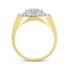 Thumbnail Image 2 of Men's Diamond Circle Ring 3/4 ct tw Round-cut 10K Yellow Gold