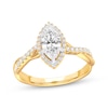 Thumbnail Image 0 of Lab-Created Diamonds by KAY Marquise-Cut Twist Shank Engagement Ring 1-1/4 ct tw 14K Yellow Gold