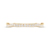 Thumbnail Image 10 of Lab-Grown diamonds by KAY Contoured Wedding Band 1/8 ct tw 14K Yellow Gold