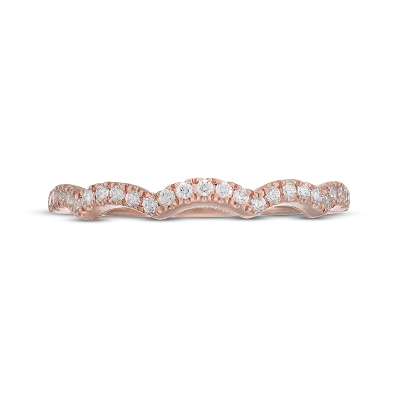 Main Image 9 of Neil Lane Diamond Contour Wedding Band 1/5 ct tw 14K Rose Gold