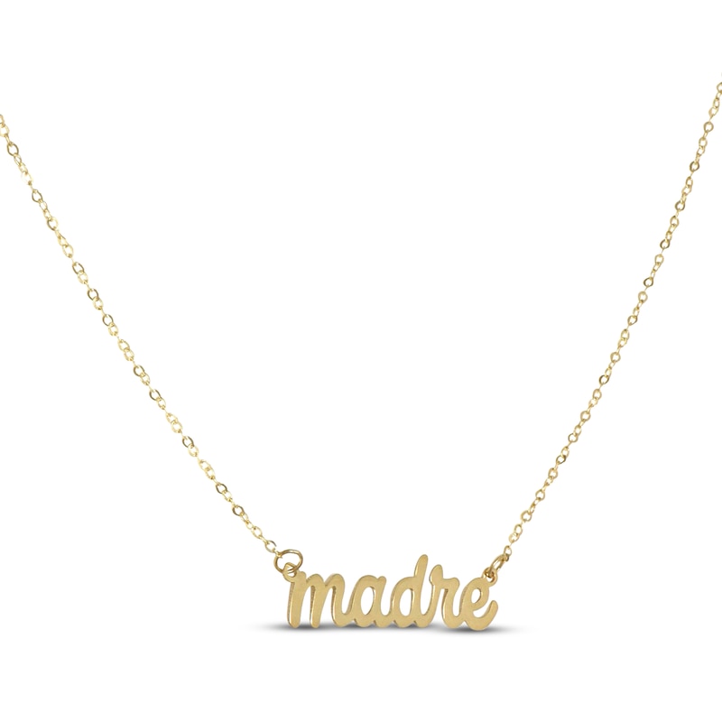 Main Image 1 of &quot;Madre&quot; Necklace 10K Yellow Gold 18&quot;