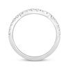 Thumbnail Image 3 of Lab-Grown Diamonds by KAY Contour Wedding Band 1/4 ct tw 14K White Gold