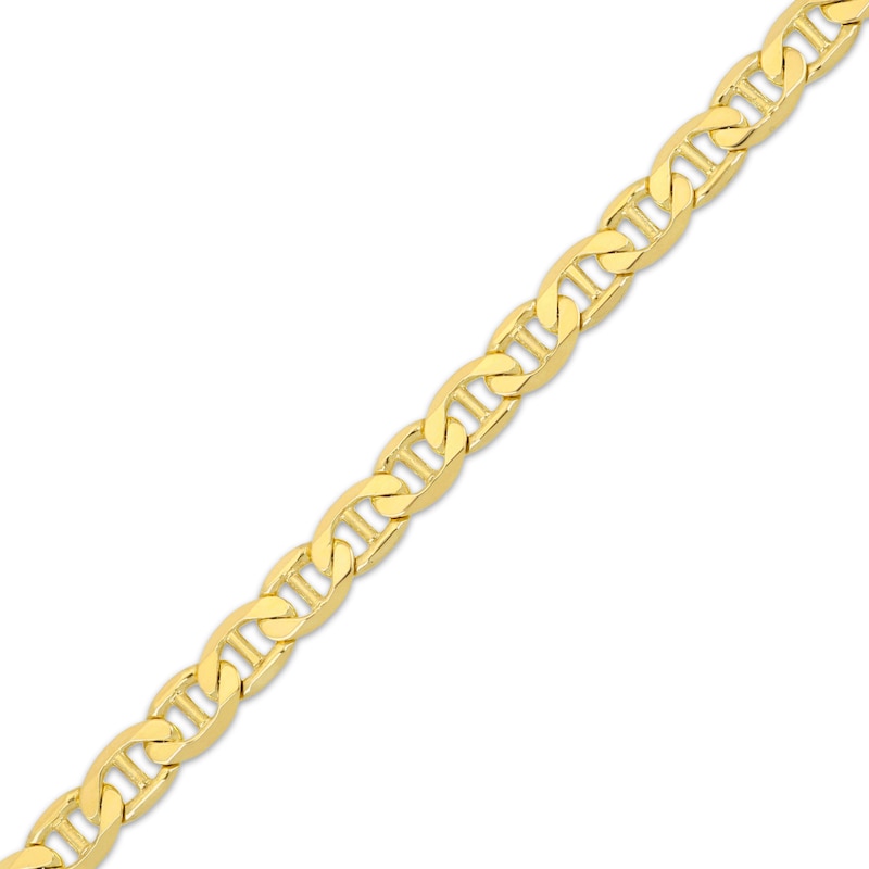 Main Image 2 of Solid Mariner Chain Bracelet 10.1mm 10K Yellow Gold 8.5&quot;