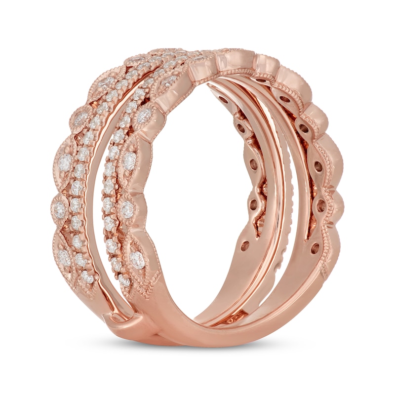 Main Image 2 of Neil Lane Diamond Enhancer Ring 5/8 ct tw 14K Rose Gold