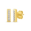 Thumbnail Image 0 of Diamond Bar Stud Earrings 1/10 ct tw 10K Yellow Gold