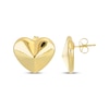 Thumbnail Image 1 of Hollow Puffed Heart Stud Earrings 14K Yellow Gold