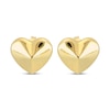 Thumbnail Image 2 of Hollow Puffed Heart Stud Earrings 14K Yellow Gold