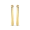 Thumbnail Image 2 of Hollow U-Hoop Earrings 16mm 14K Yellow Gold