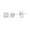 Thumbnail Image 1 of Radiant Reflections Round-Cut Diamond Solitaire Stud Earrings 1/3 ct tw Sterling Silver (J/I3)