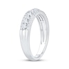 Thumbnail Image 2 of Lab-Grown Diamonds by KAY Three-Row Anniversary Ring 1/2 ct tw 14K White Gold