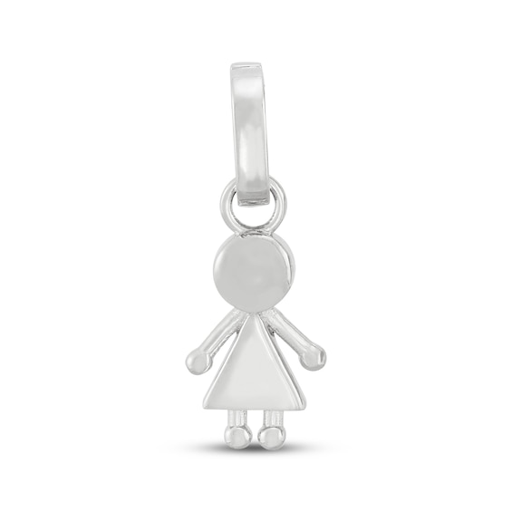 Charmed Memories Girl Charm Sterling Silver