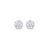 Thumbnail Image 2 of Lab-Grown Diamonds by KAY Round-Cut Solitaire Stud Earrings 1/4 ct tw Sterling Silver (I/SI2)