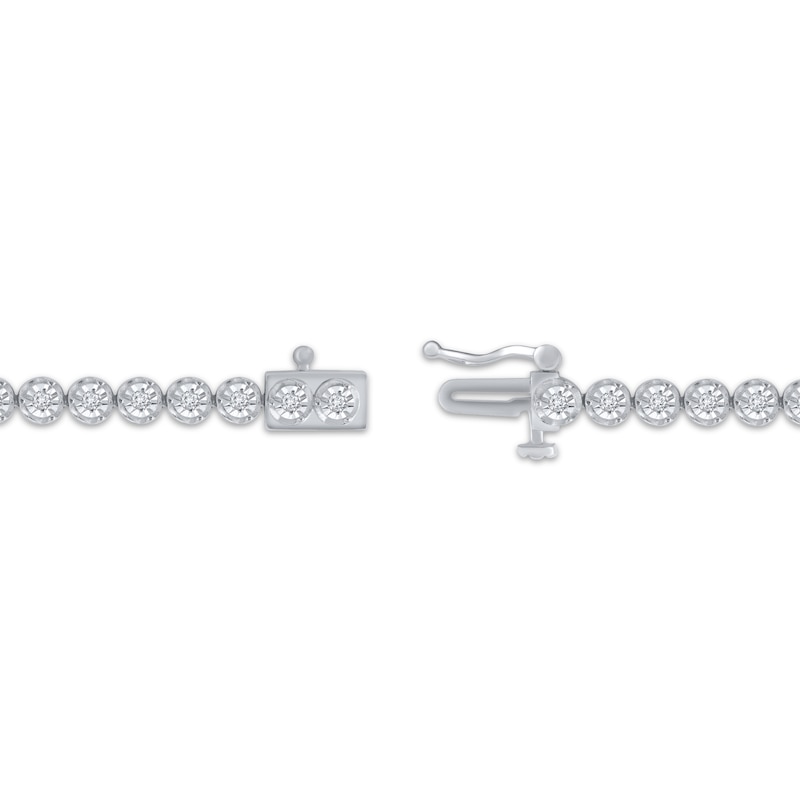 Main Image 3 of KAY Lab-Grown Diamonds Tennis Bracelet 1/2 ct tw Sterling Silver 7&quot;