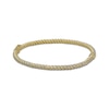 Thumbnail Image 1 of Reaura Diamond-Cut Rope Twist Bangle Bracelet Repurposed 14K Yellow Gold