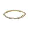 Thumbnail Image 3 of Reaura Diamond-Cut Rope Twist Bangle Bracelet Repurposed 14K Yellow Gold