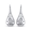 Thumbnail Image 2 of STUDIO BY KAY Diamond Scatter Teardrop Earrings 1/6 ct tw Sterling Silver