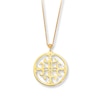 Thumbnail Image 0 of Fleur-de-Lis Necklace 14K Yellow Gold 17"