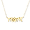 Thumbnail Image 1 of Petite Mom Necklace 14K Yellow Gold 17&quot;