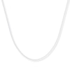 Thumbnail Image 1 of Solid Box Chain Necklace 14K White Gold 24&quot;