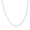 Thumbnail Image 1 of Solid Singapore Chain 14K White Gold 24&quot;