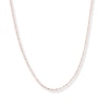 Thumbnail Image 1 of Solid Singapore Chain Necklace 14K Two-Tone Gold 20&quot;