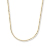 Thumbnail Image 1 of Solid Wheat Chain Necklace 14K Yellow Gold 24&quot;