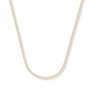 Thumbnail Image 1 of Solid Wheat Chain Necklace 14K Yellow Gold 16&quot;